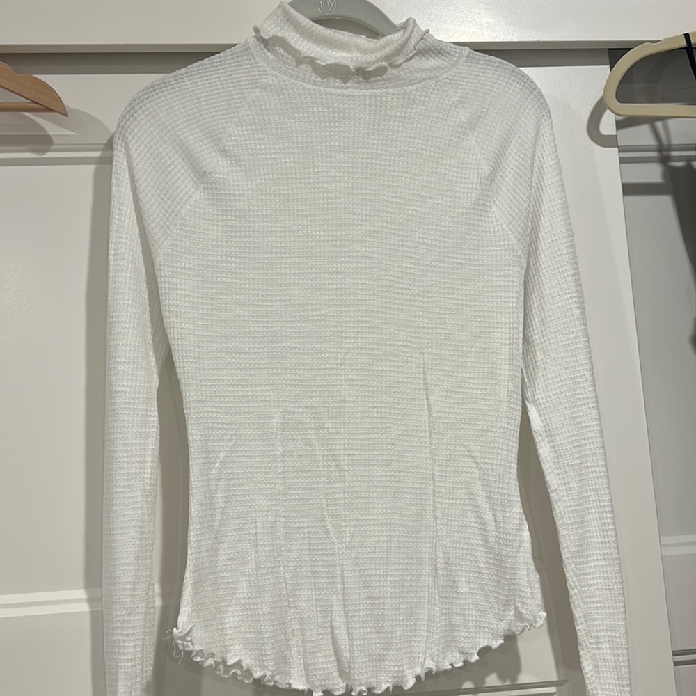 Free People white turtleneck